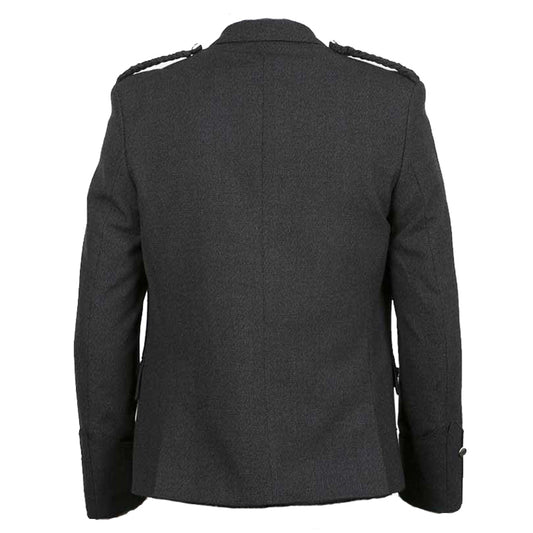 Argyle Blazer Wool Jacket with Vest