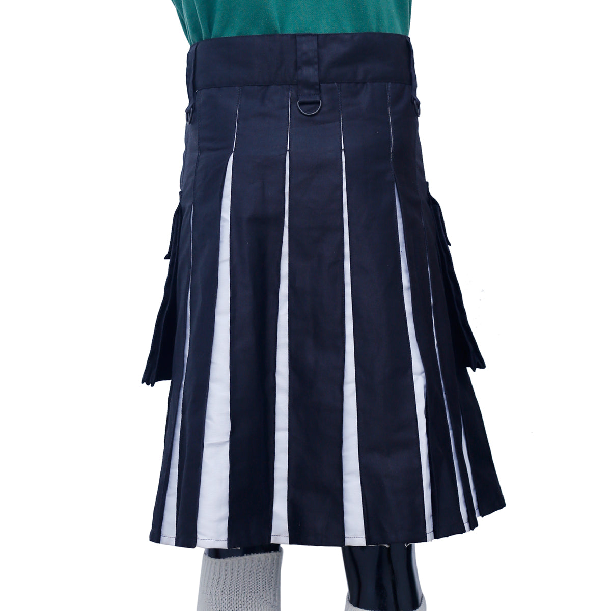 Black and White Hybrid Kilt
