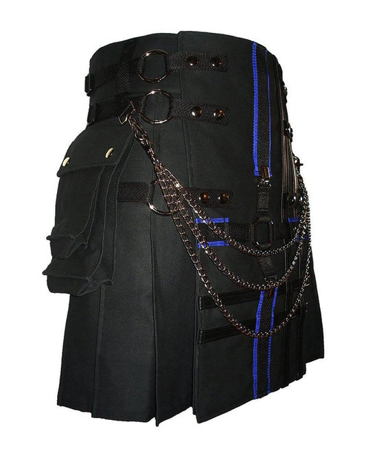 Black Fashion Kilt