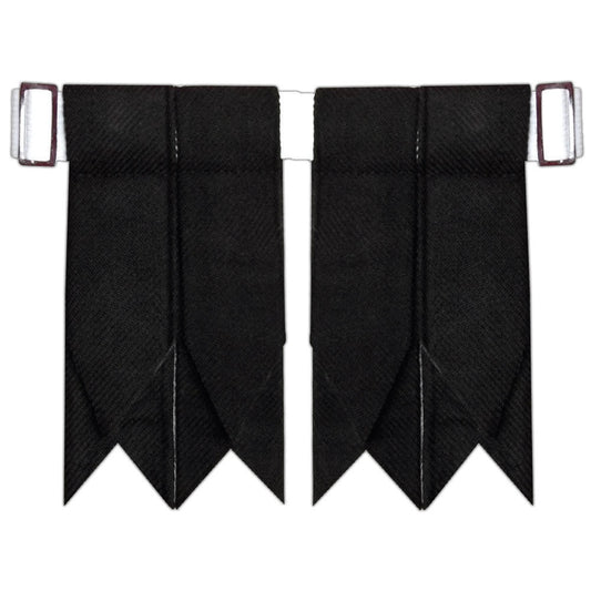 Black Tartan Kilt Flashes
