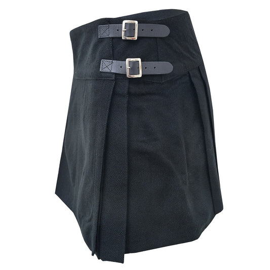Black Tartan Skirt Left