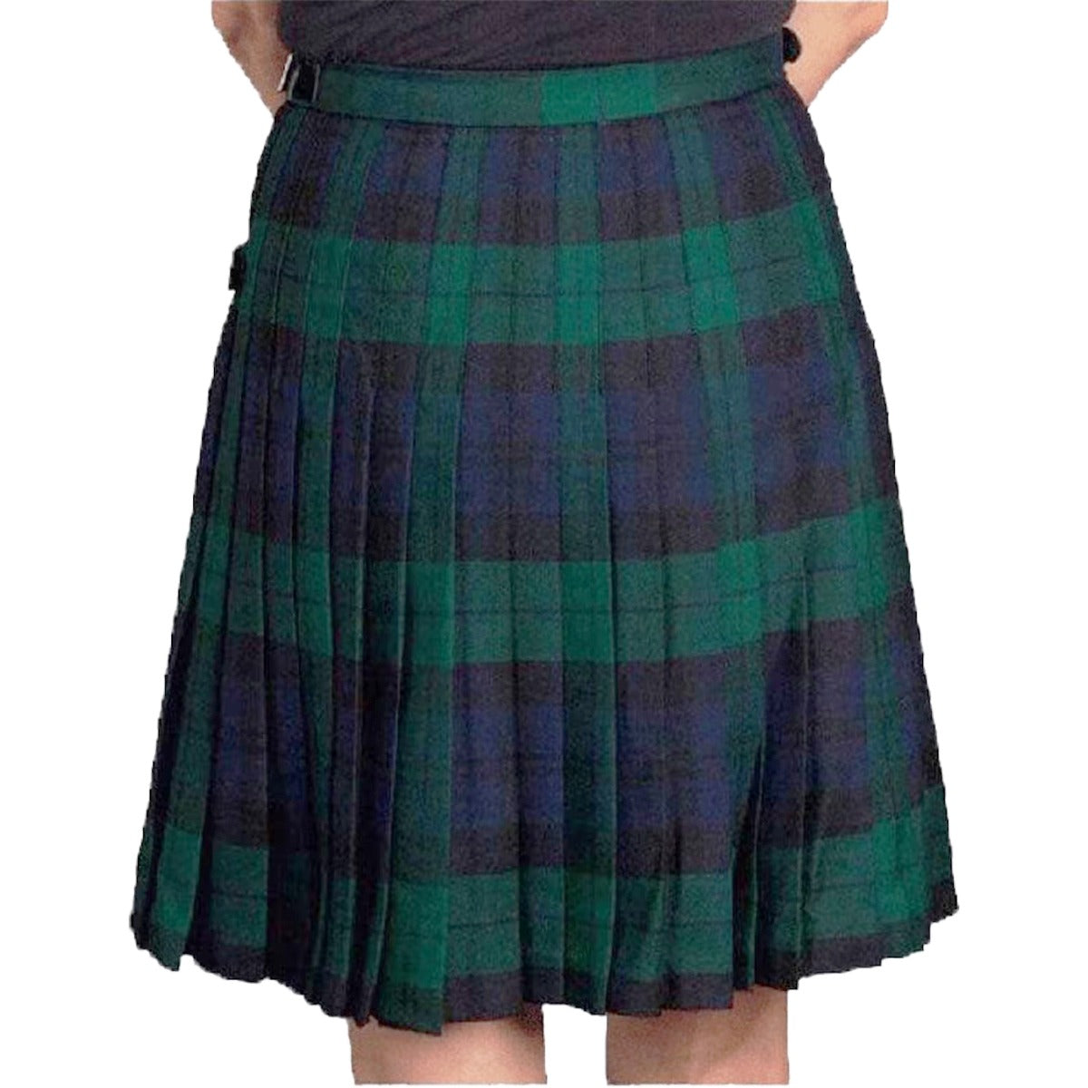 Black Watch Tartan Kilt for Women Back