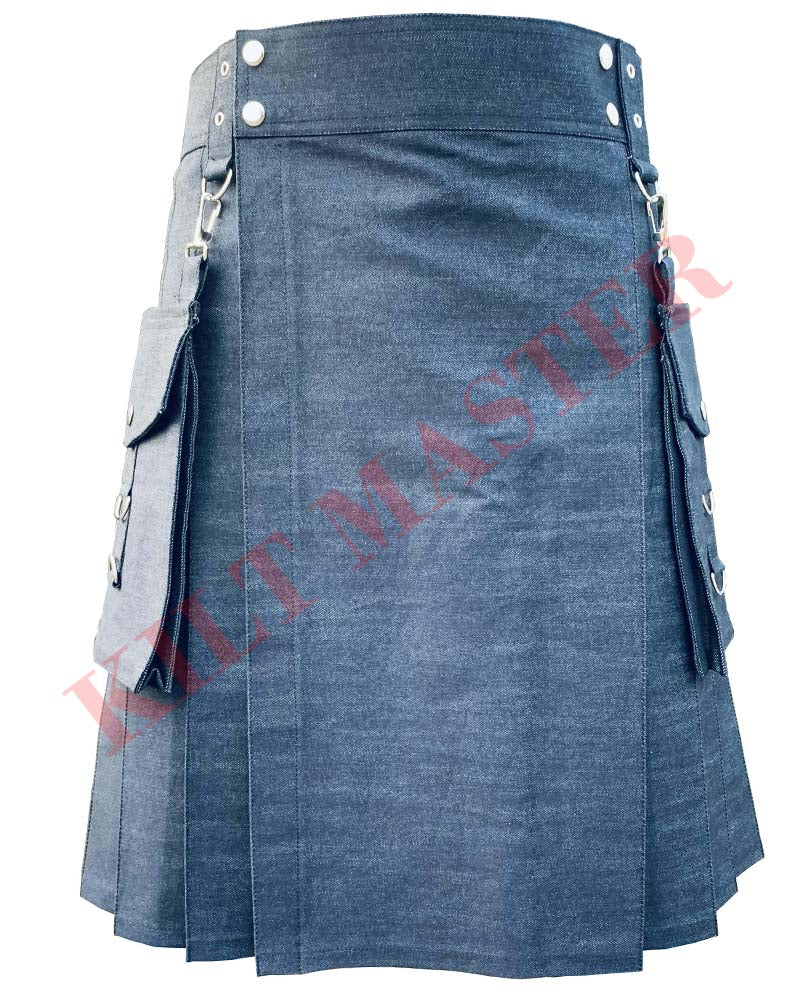 Blue Denim Kilt
