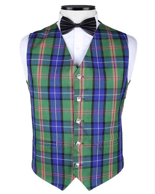 Clan Jones Tartan Vest Front