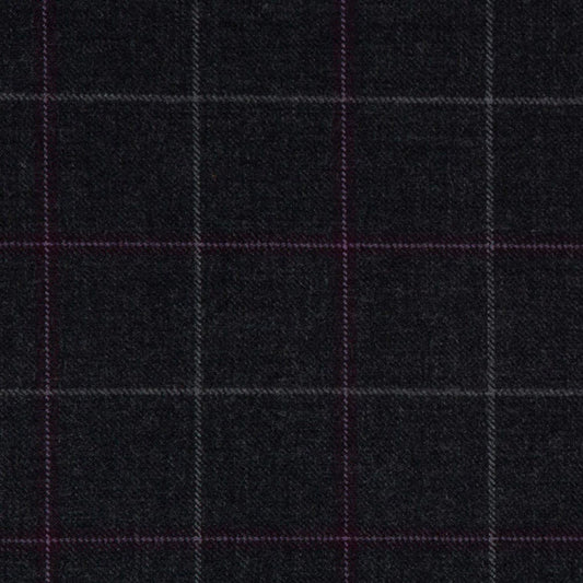 Clunie Charcoal Tartan Kilt