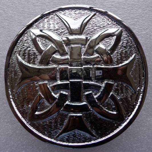 Cross Round Men Scottish Kilt Belt Buckle