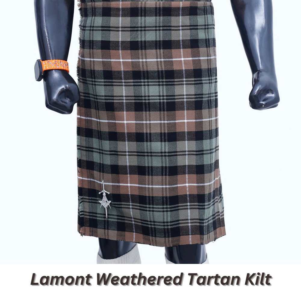 Deal Lamont Weathered Tartan Kilt