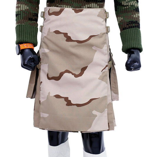 Desert Camouflage Hiking Kilt Main