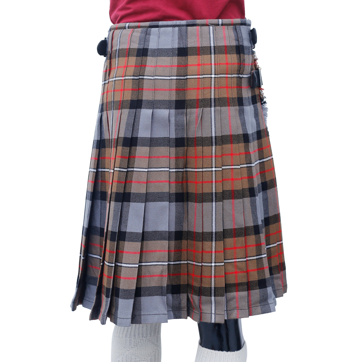 Ferguson Weathered Tartan Kilt Back