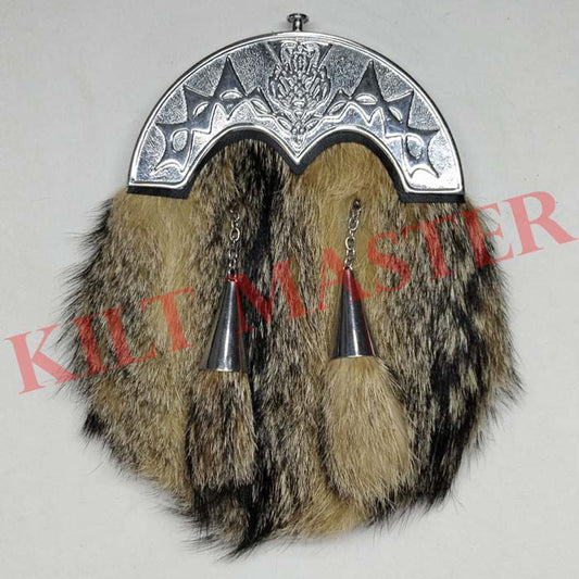 Fox Fur Sporran With Cantle