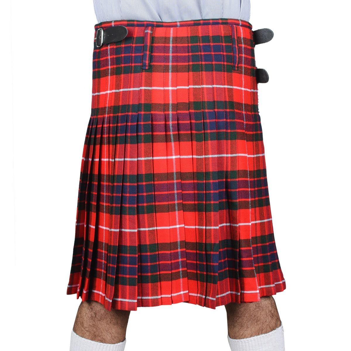 Fraser Red Modern Tartan Kilt Back