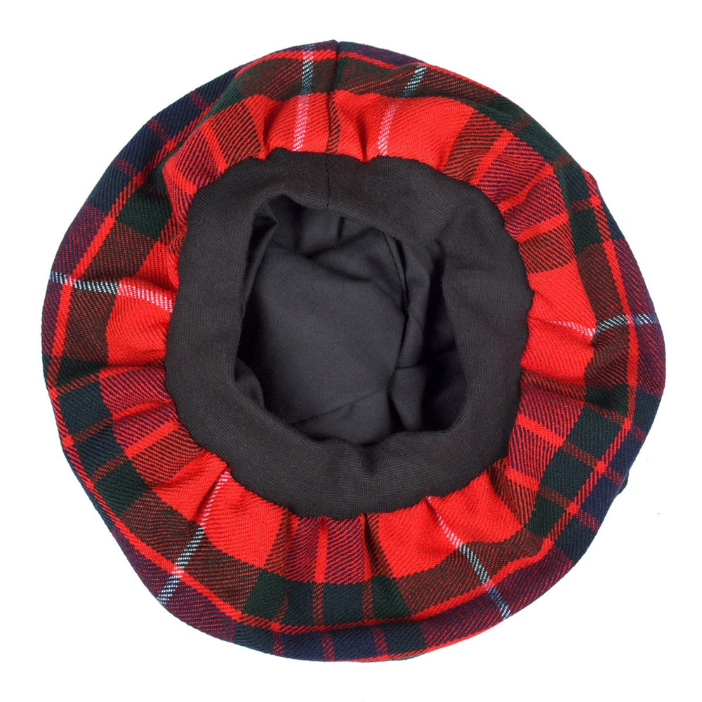 Fraser Red Modern Tartan Tammy Hat Back