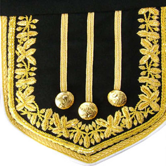 Golden Hand Embroidered Doublet Jacket