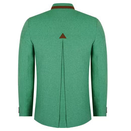 Green Tweed German Bavarian Trachten Jacket