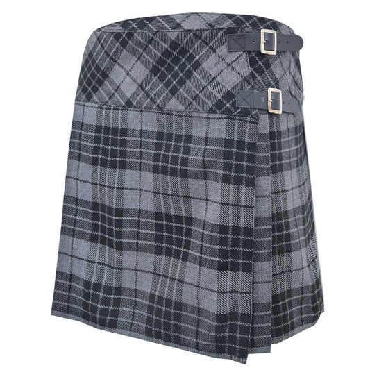 Grey Watch Tartan Skirt Front