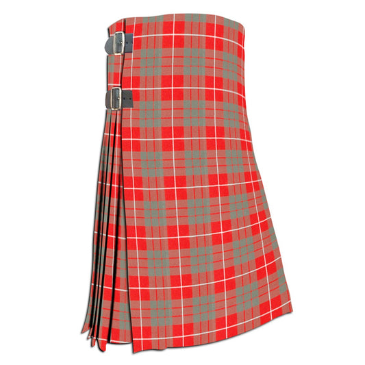 Hamilton Red Weathered Tartan Kilt