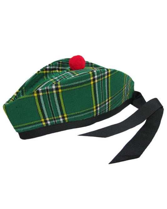 Irish National Tartan Glengarry Hat