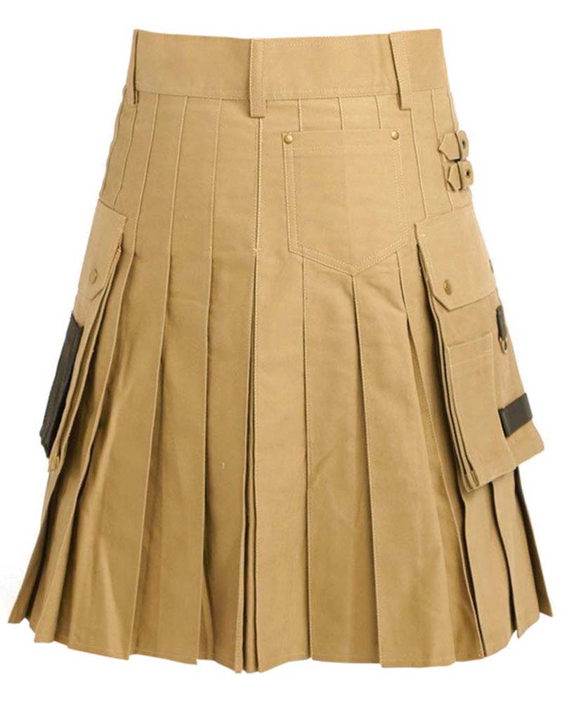 Khaki Utility Kilt