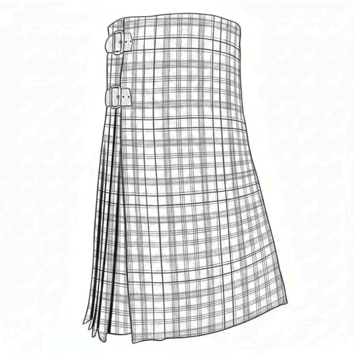 MacKinnon Hunting Ancient Tartan Kilt
