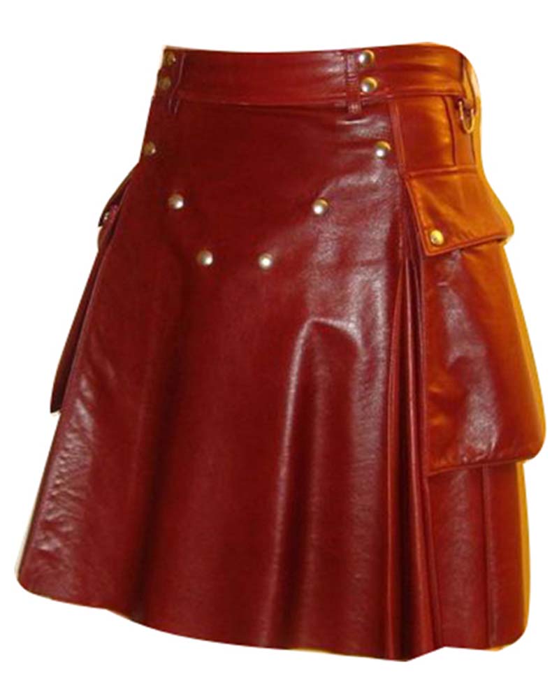 Leather Kilt Mens