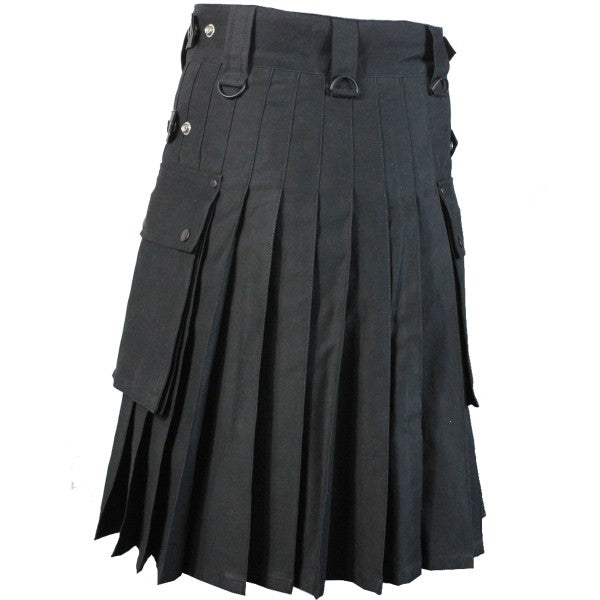 Leather Straps Fashion Utility Kilt