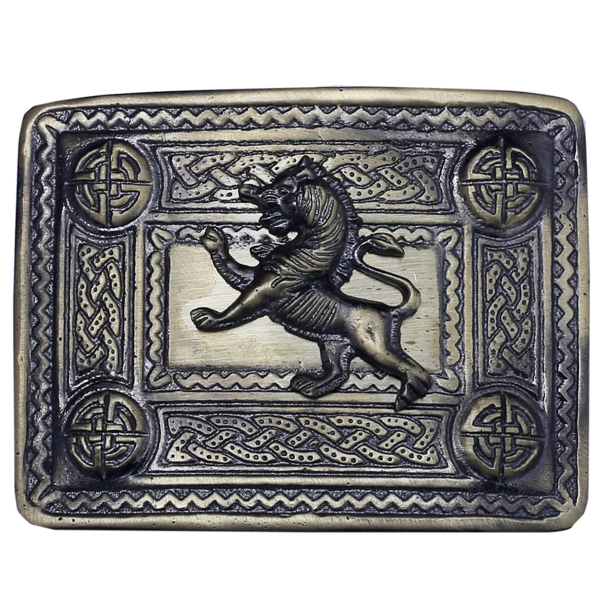 Lion Rampant Badge Kilt Belt Buckle