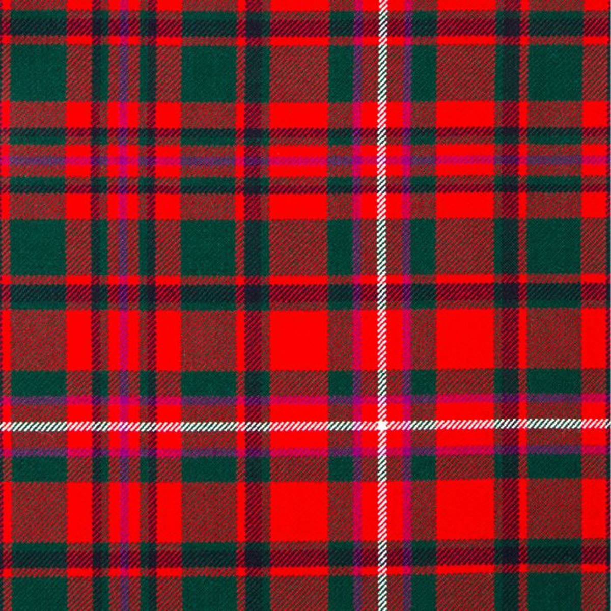 MacKinnon Red Modern Tartan Swatch