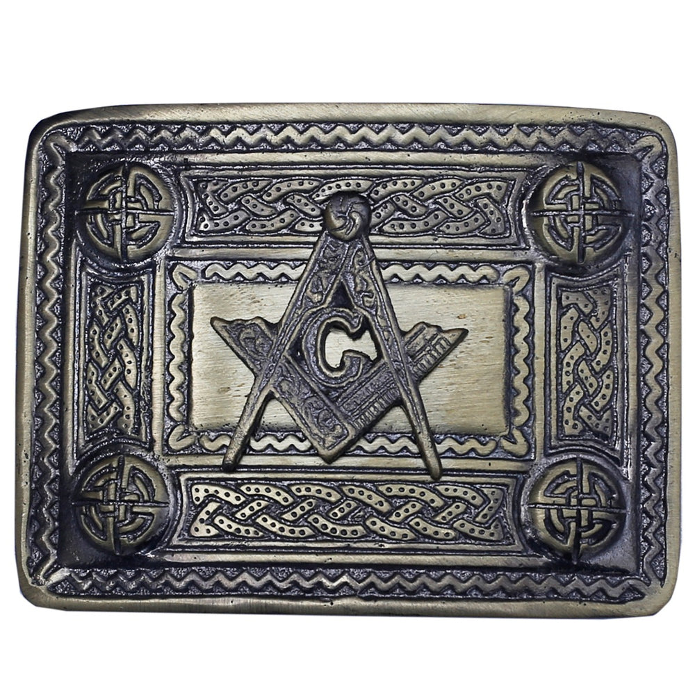 Masonic Badge Kilt Belt Buckle