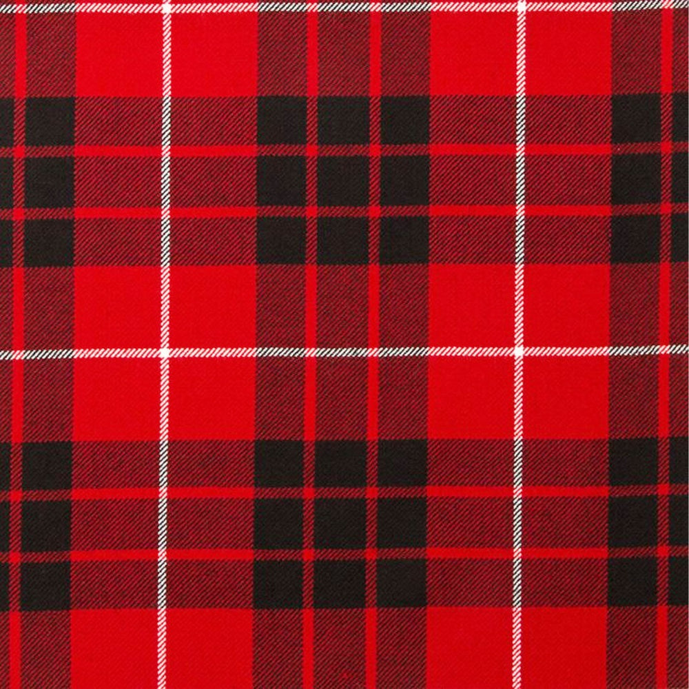 Munro Black and Red Tartan Swatch