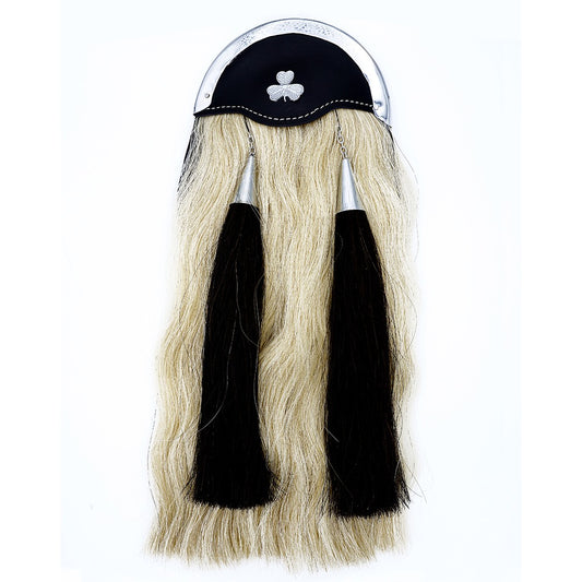 Plain Cantle White Horse Hair Sporran