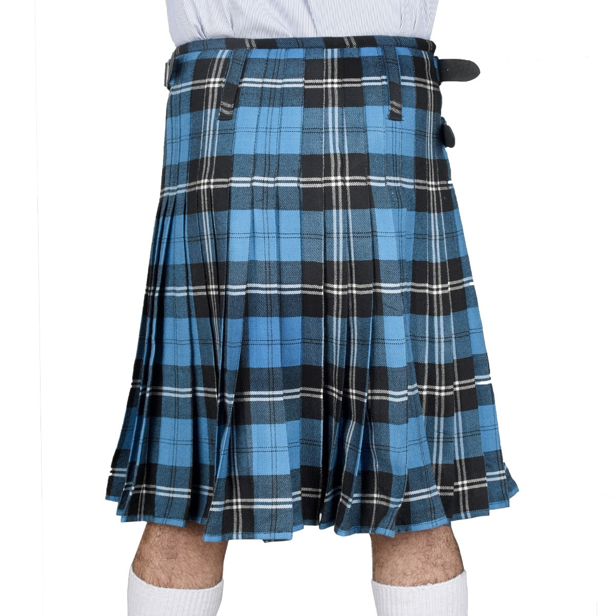 Ramsay Blue Ancient Tartan Kilt Back