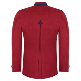 Red Tweed German Bavarian Trachten Jacket