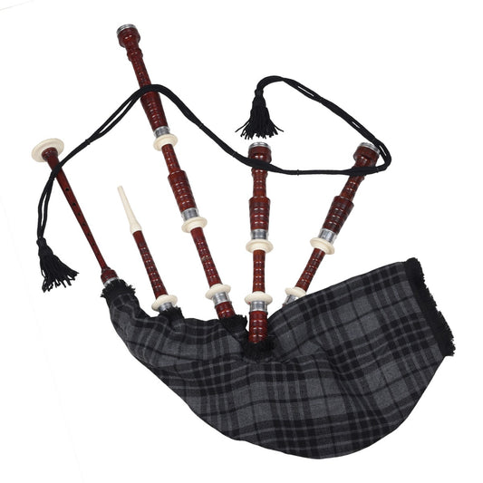 Rosewood Grey Watch Tartan Bagpipe