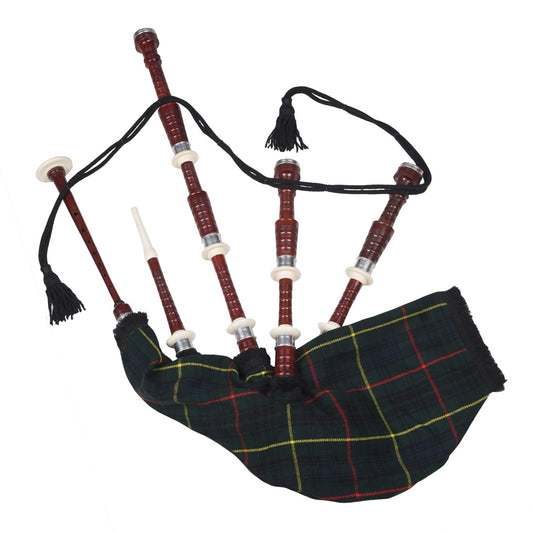 Rosewood Hunting Stewart Tartan Bagpipe