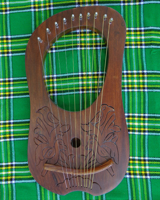 Rosewood Lyre Harp