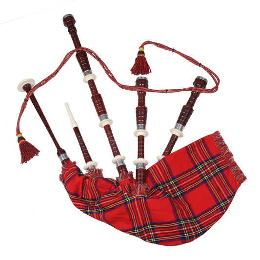 Rosewood Royal Stewart Tartan Bagpipe