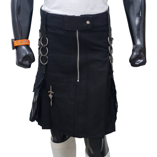 Scottish Black Gothic Kilt