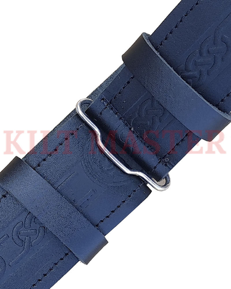 Scottish Celtic Kilt Leather Belt