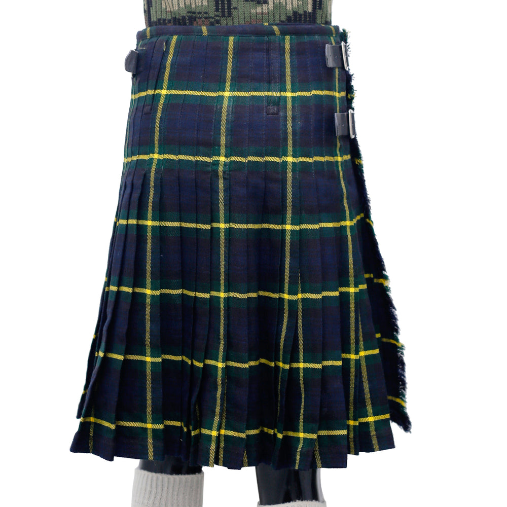 Scottish Gordon Tartan kilt Back Photo