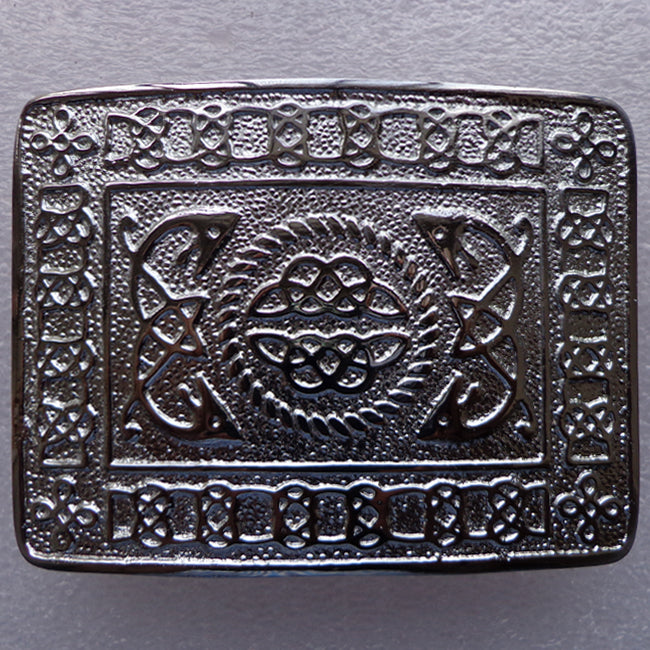Serpent Celtic Knot Kilt Belt Buckle