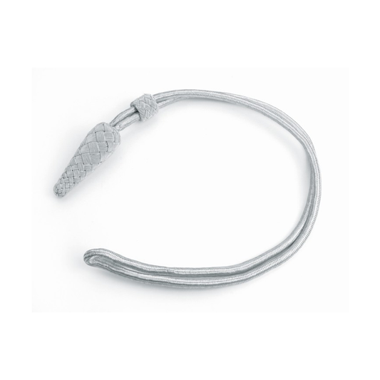 Silver dress sword knot