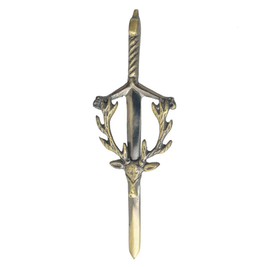 Stag Head Kilt Pin Antique