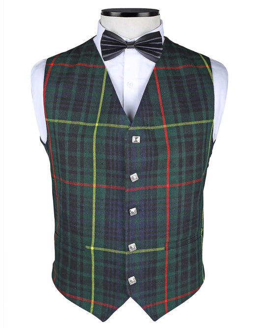 Stewart Hunting Modern Tartan Vest Front