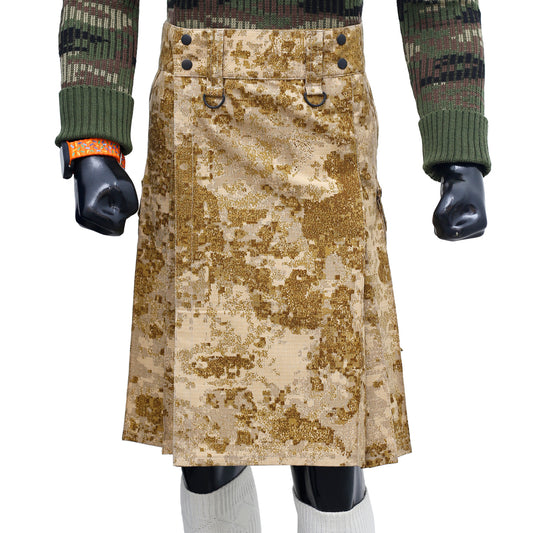 Stylish Desert Camouflage Kilt