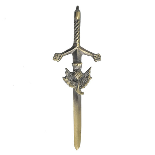Thistle Sword Kilt Pin Antique