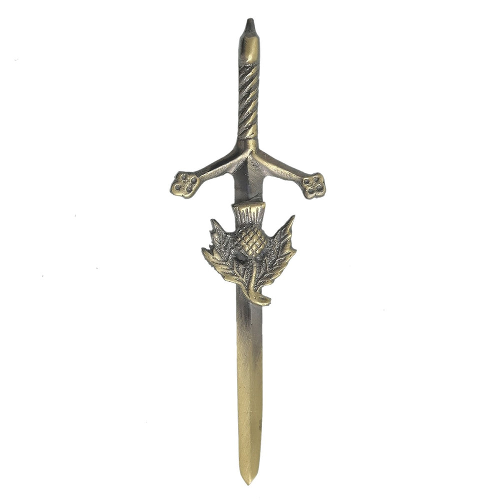 Thistle Sword Kilt Pin Antique