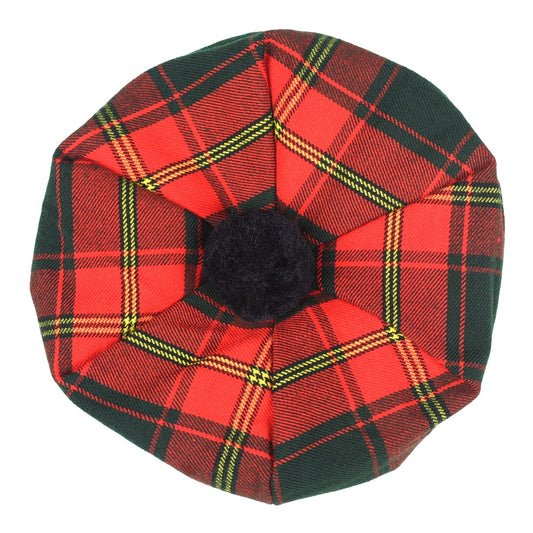 Ulster Red Irish Tartan Tammy Hat Front