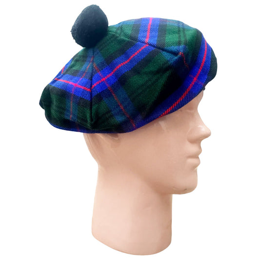 Tam O Shanter Hat - Scottish Aramstrong Tartan Hat