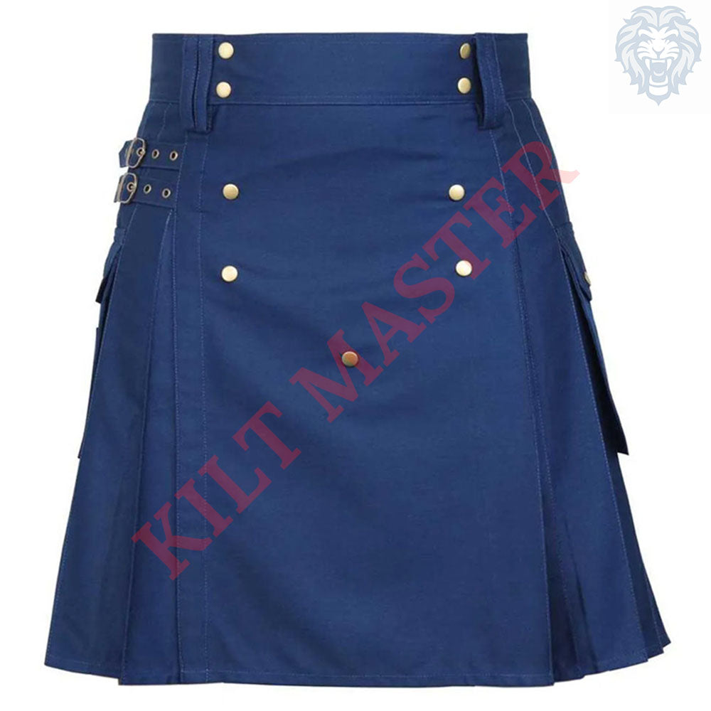 Navy Blue Utility Kilt