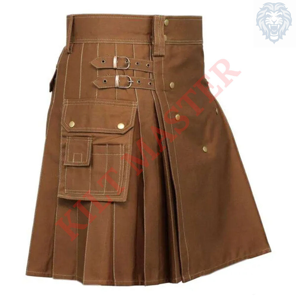 Brown Utility Kilt